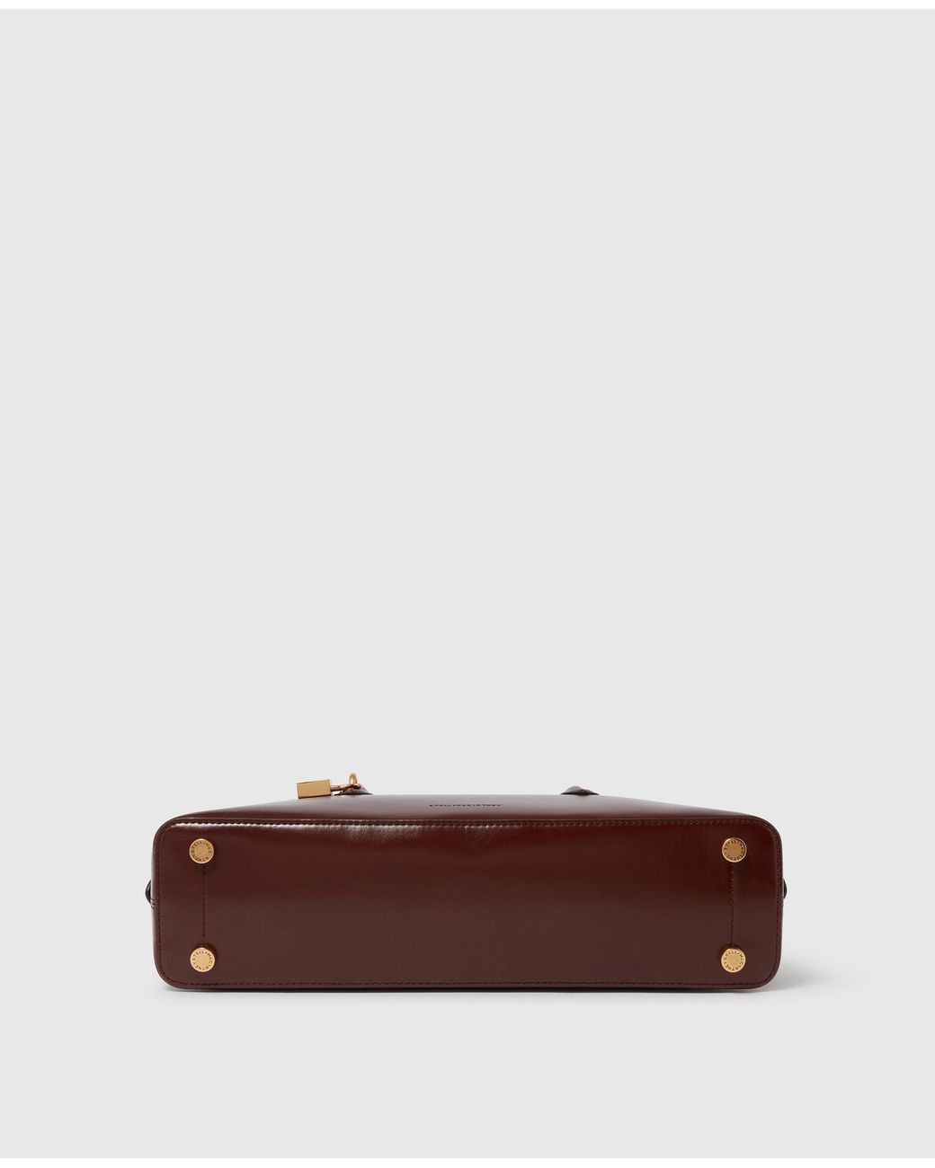 Stella McCartney Brown Stella Ryder Patent Shoulder Bag