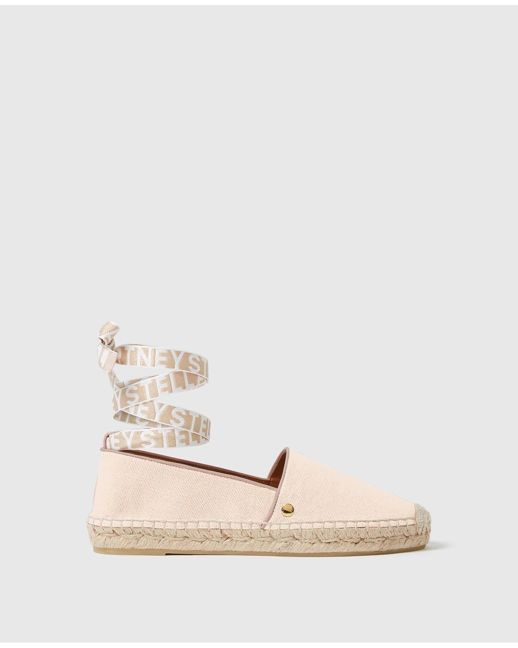 Stella McCartney Natural Gaia Flat Espadrilles