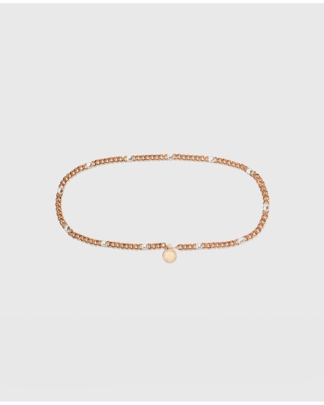 Stella McCartney White Falabella Chain Belt