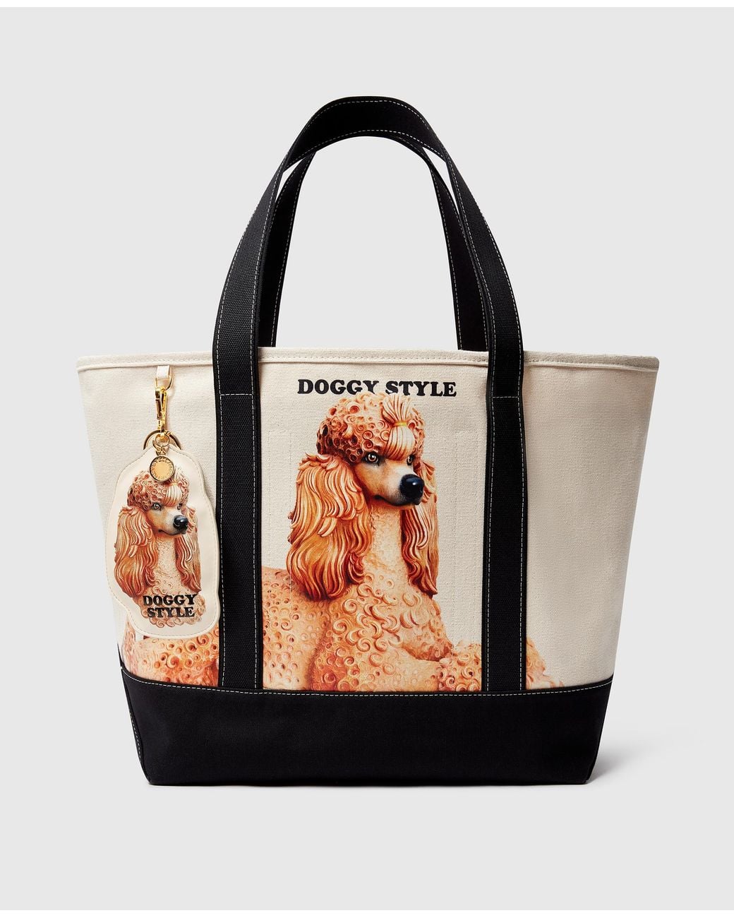 Stella McCartney White Jeff Koons Doggy Style Keyring