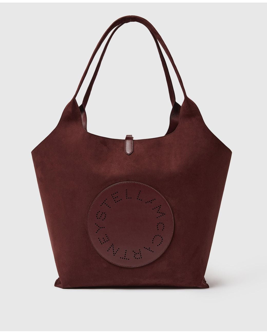 Stella McCartney Purple Logo Reversible Tote Bag