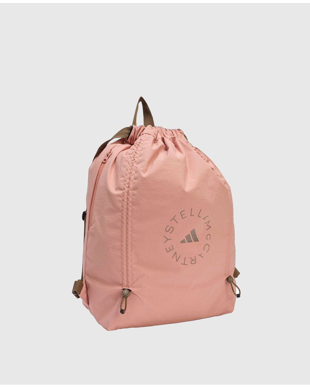 Stella McCartney Pink Logo Gym Sack