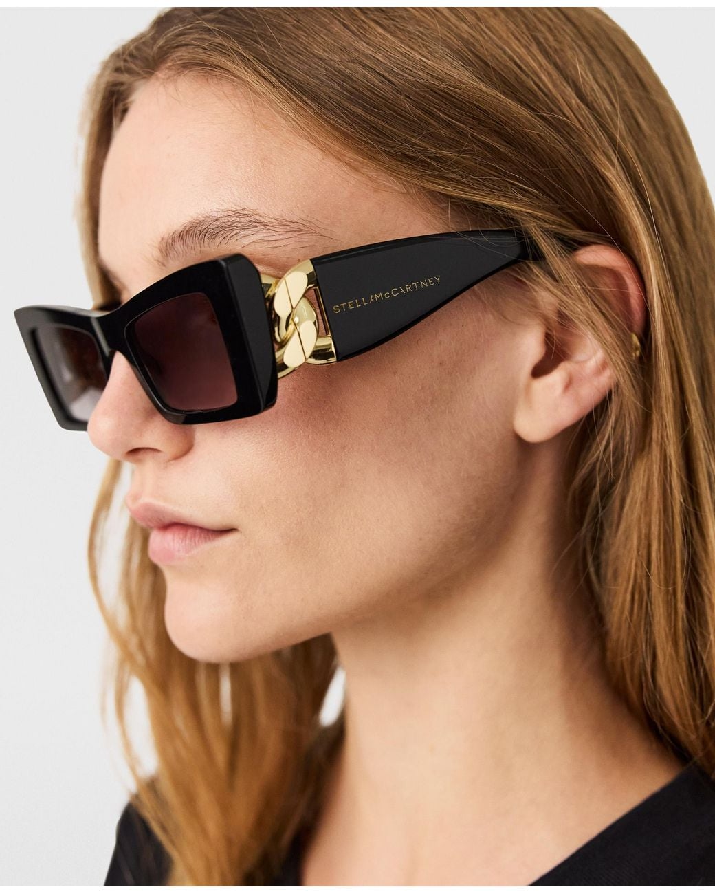 Stella McCartney Multicolor Square Cat-Eye Sunglasses, One Size