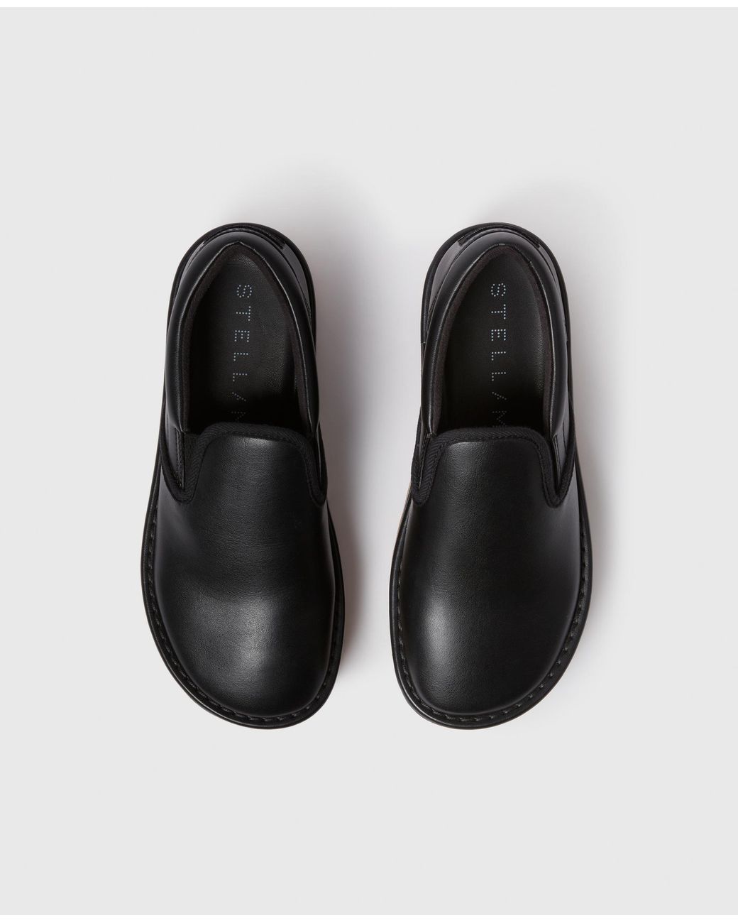 Stella McCartney Black Sneak-elyse Platform Slippers