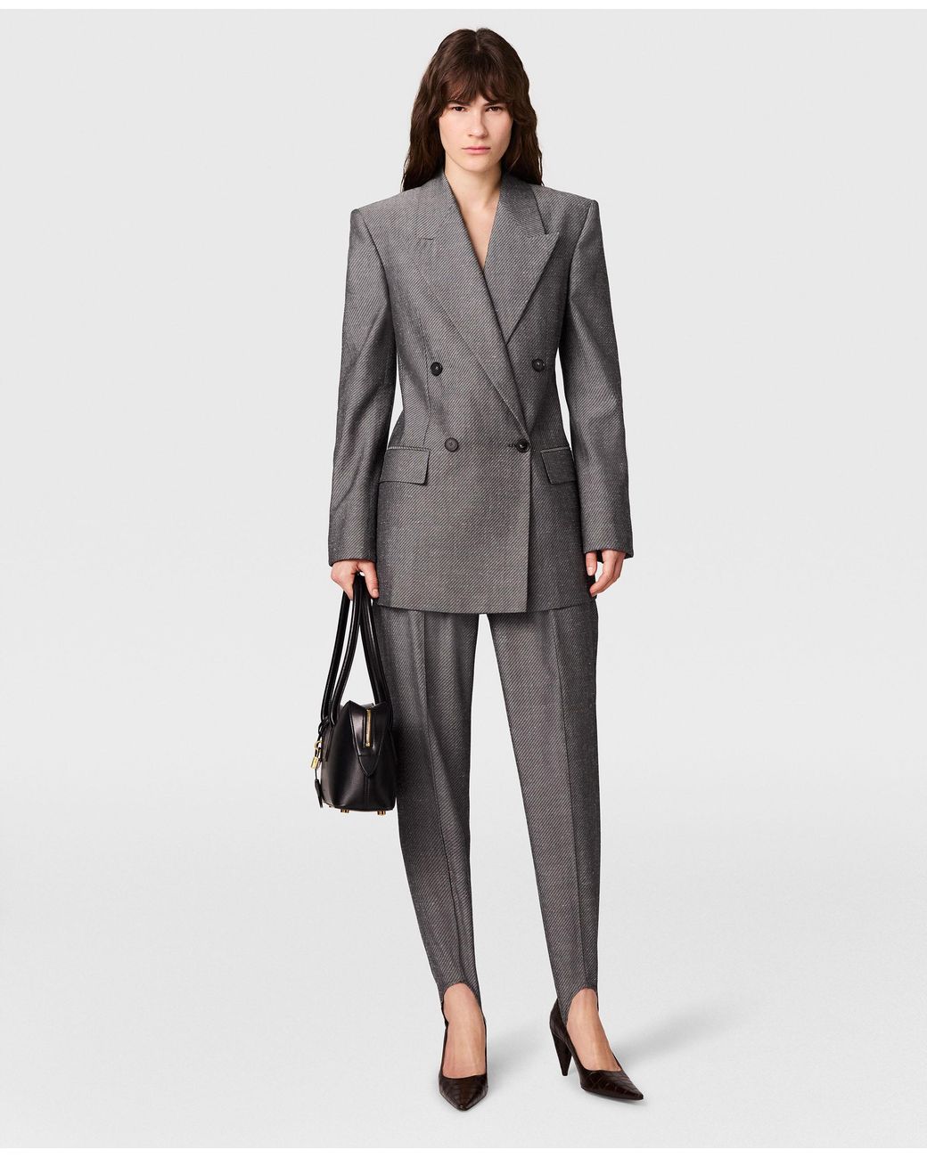 Stella McCartney Gray Tailored Stirrup Pants