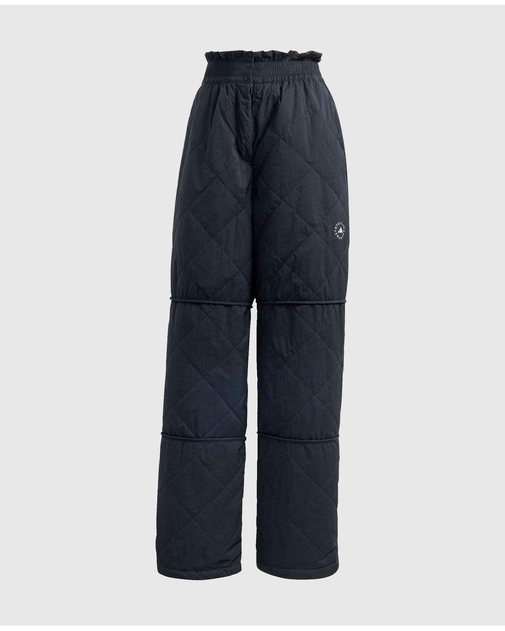 Stella McCartney Blue Logo Quilted Track Pant