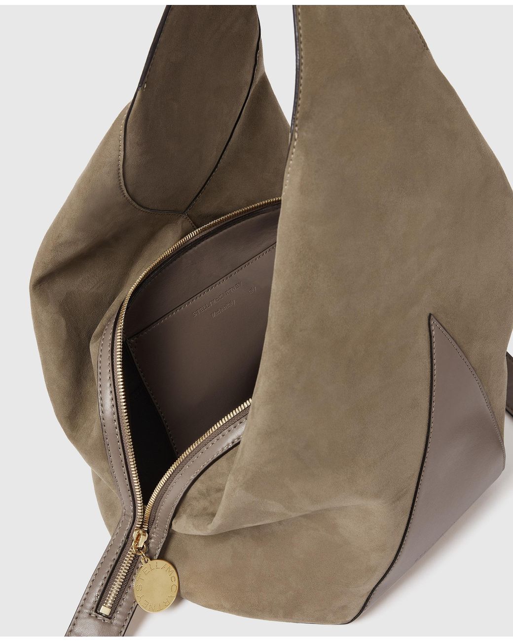 Stella McCartney Natural Appaloosa Medium Bucket Bag