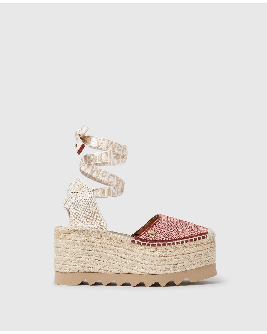 Stella McCartney Natural Gaia Raffia Espadrilles