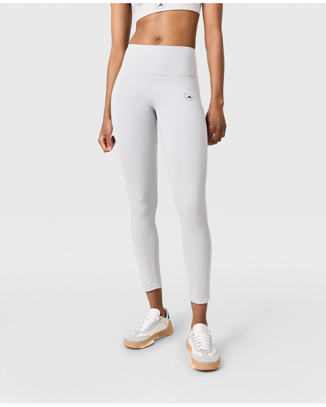 Stella McCartney Gray Truestrength Yoga 7/8 Leggings