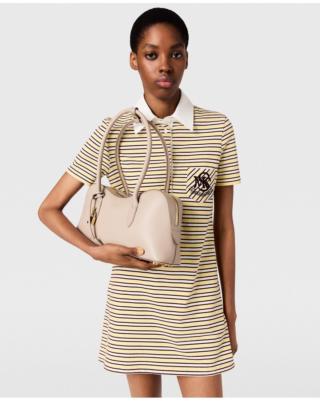 Stella McCartney Natural Ryder Medium Shoulder Bag