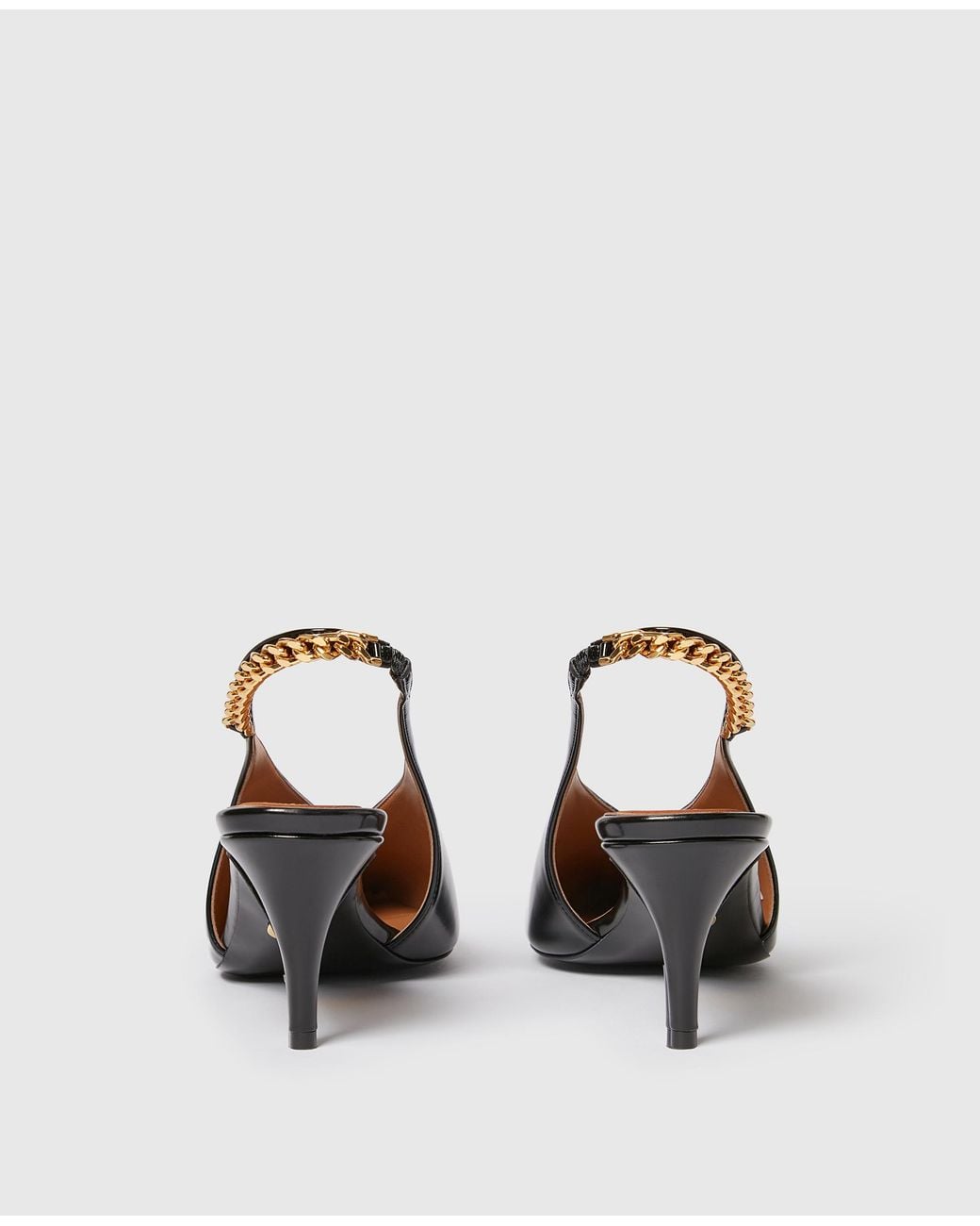 Stella McCartney Natural Falabella Slingback Shoes