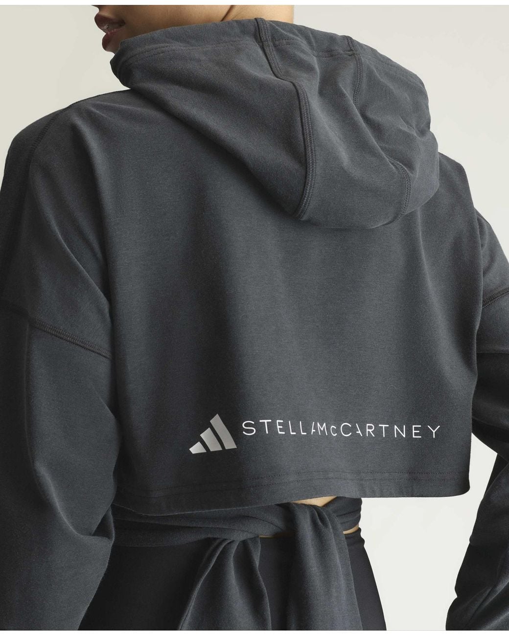 Stella McCartney Black Adidas By Sportswear Wrap Hoodie