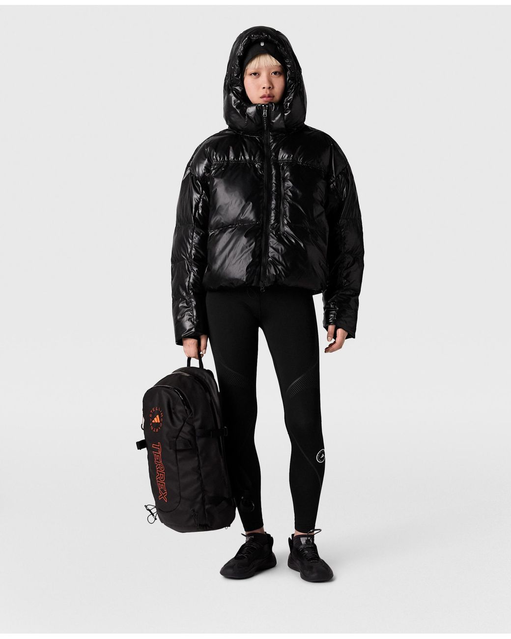 Stella McCartney Black Adidas By Padded Winter Jacket