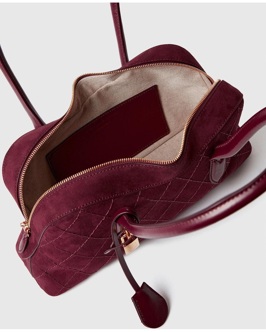 Stella McCartney Purple Ryder Quilted Shoulder Bag
