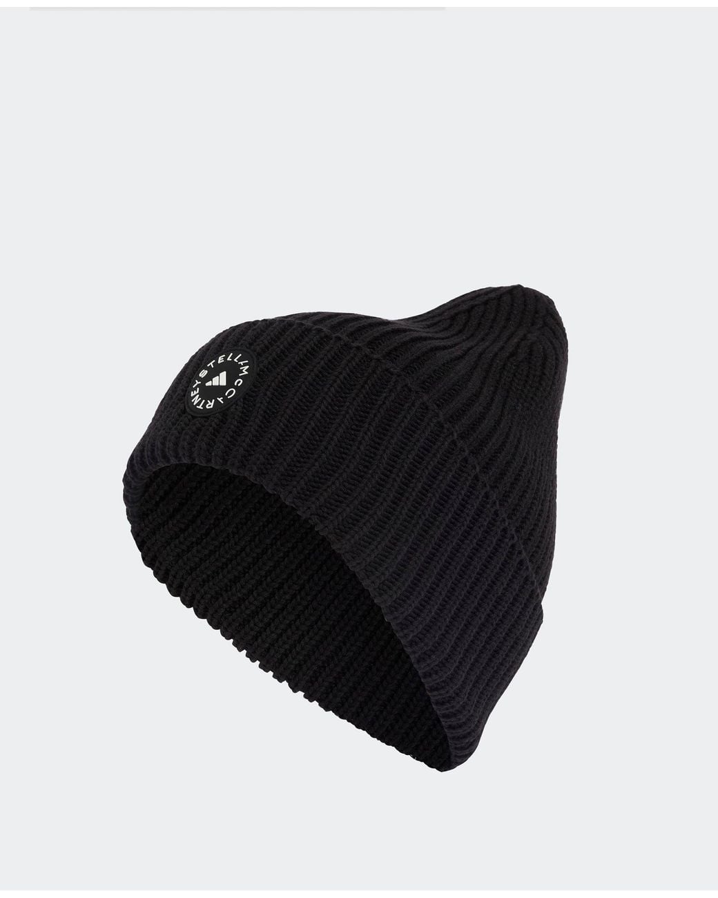 Stella McCartney Black Logo Beanie