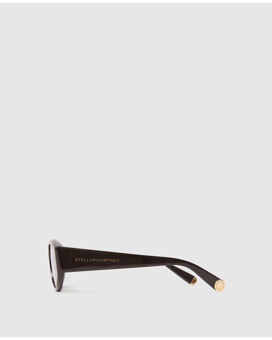 Stella McCartney Pink Logo Oval Sunglasses