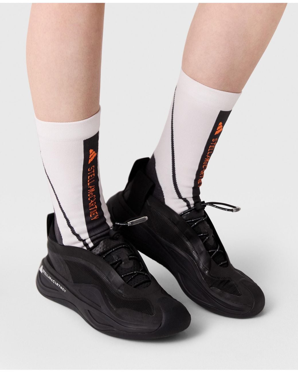 Stella McCartney Black Sportswear Low Ground Running Sneakers