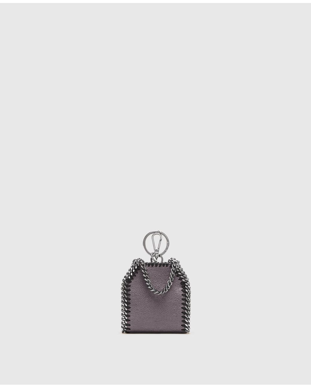 Stella McCartney White Falabella Airpods Case Keyring