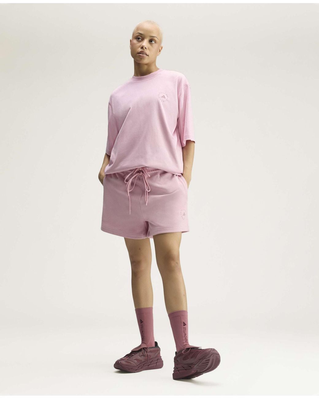 Stella McCartney Pink Adidas By Sportswear Loose Tee