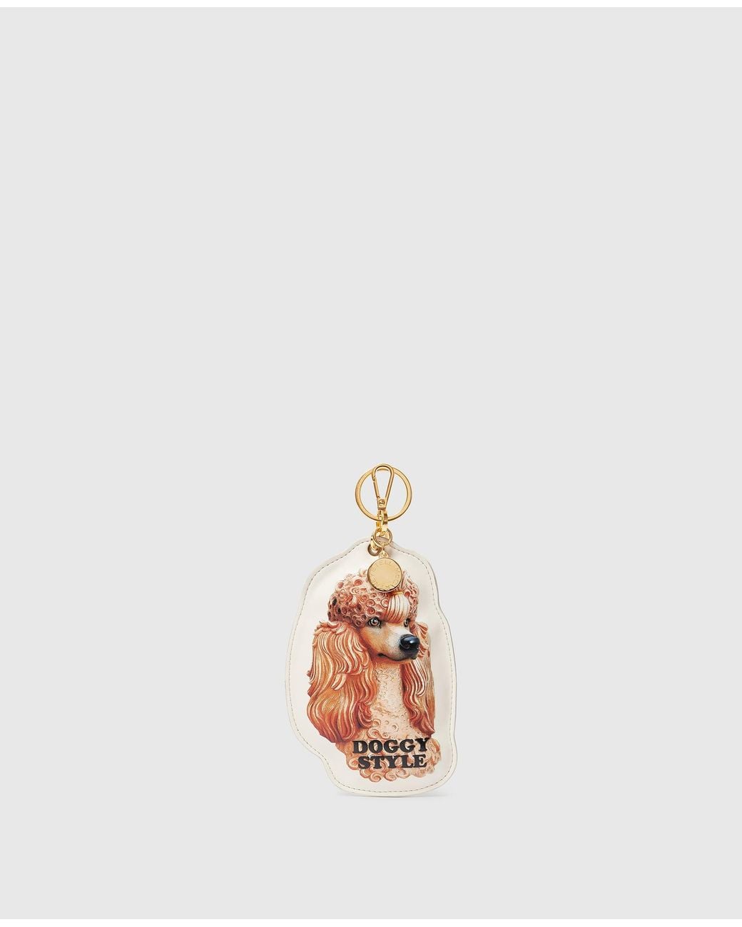 Stella McCartney White Jeff Koons Doggy Style Keyring