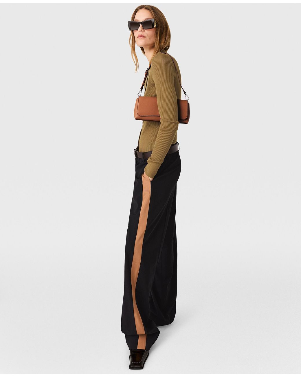 Stella McCartney Green Crewneck Light Knit Cardigan