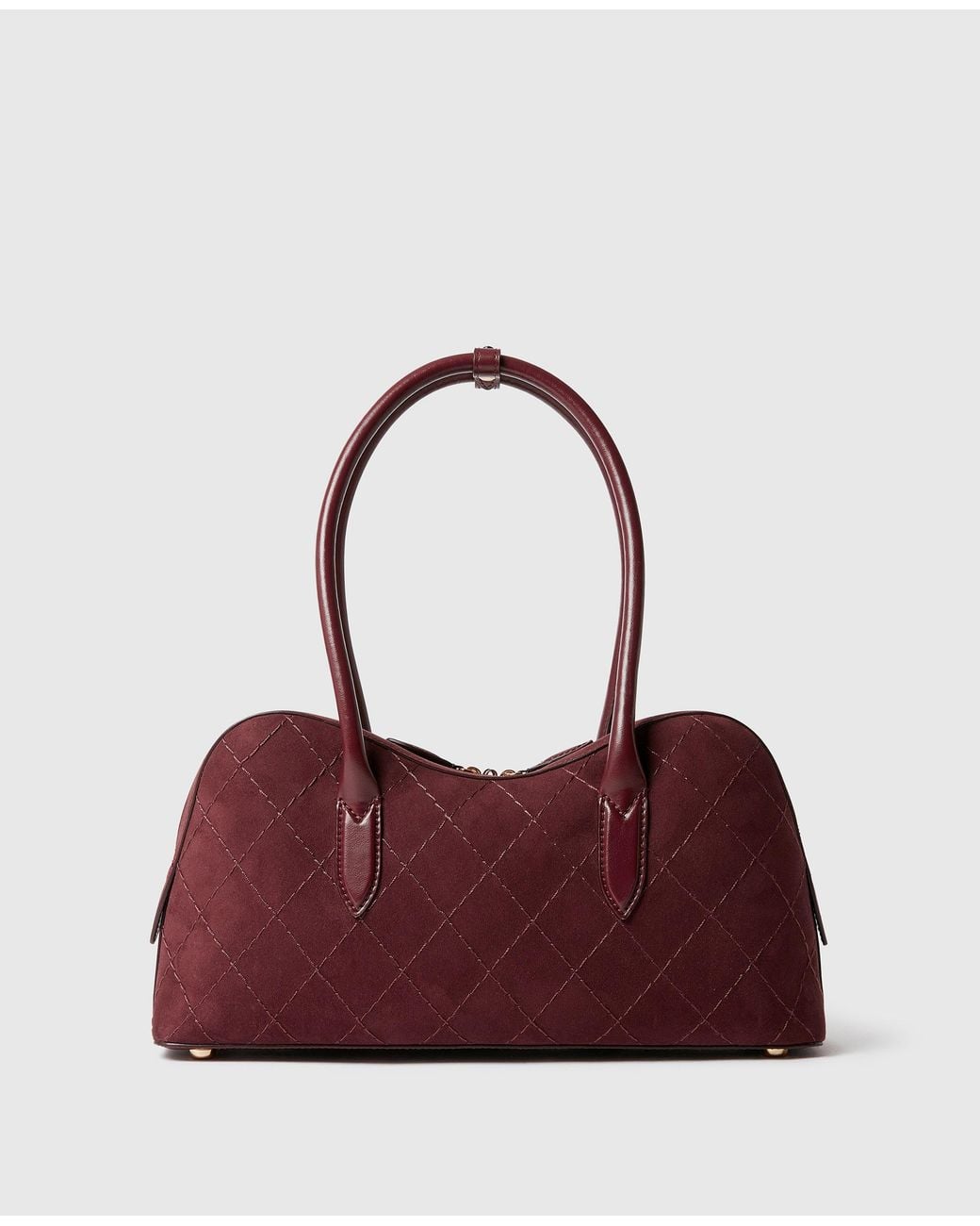 Stella McCartney Purple Ryder Quilted Shoulder Bag