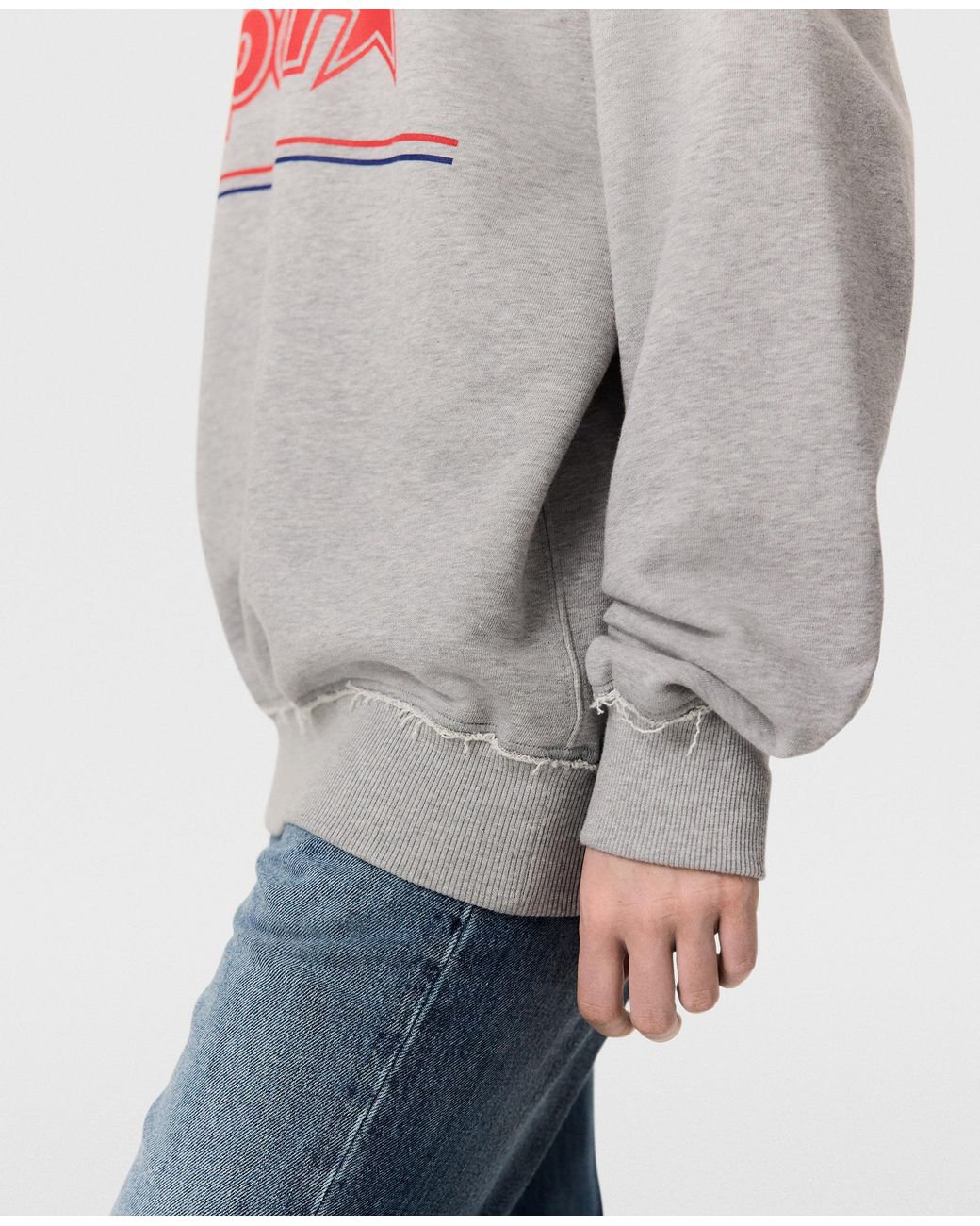 Stella McCartney Gray Superstar Cotton Sweatshirt