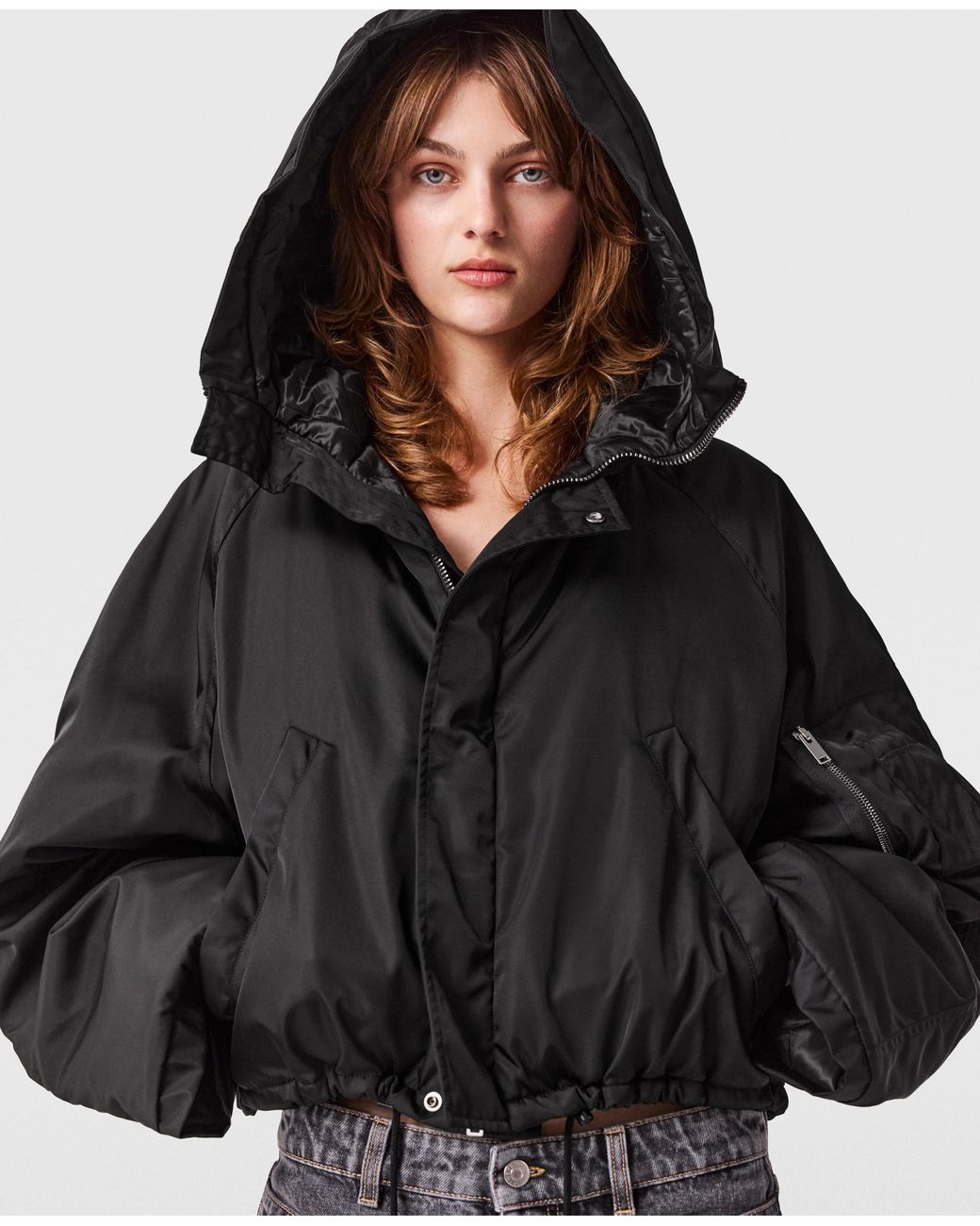 Stella McCartney Black High-Neck Long-Sleeve Jacket