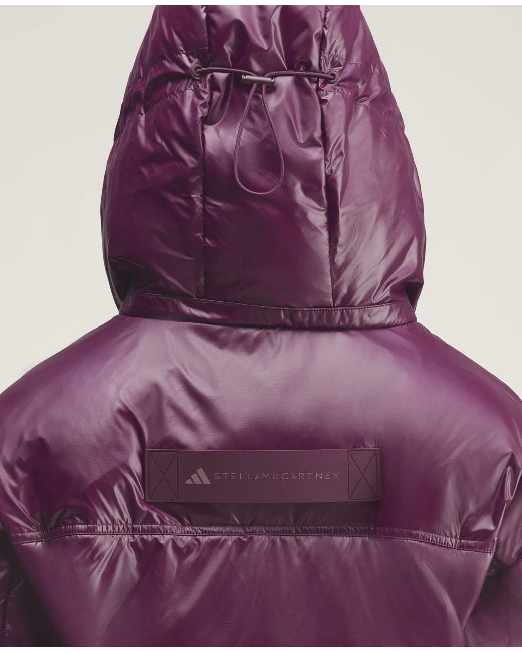 Stella McCartney Purple Adidas By Padded Winter Jacket