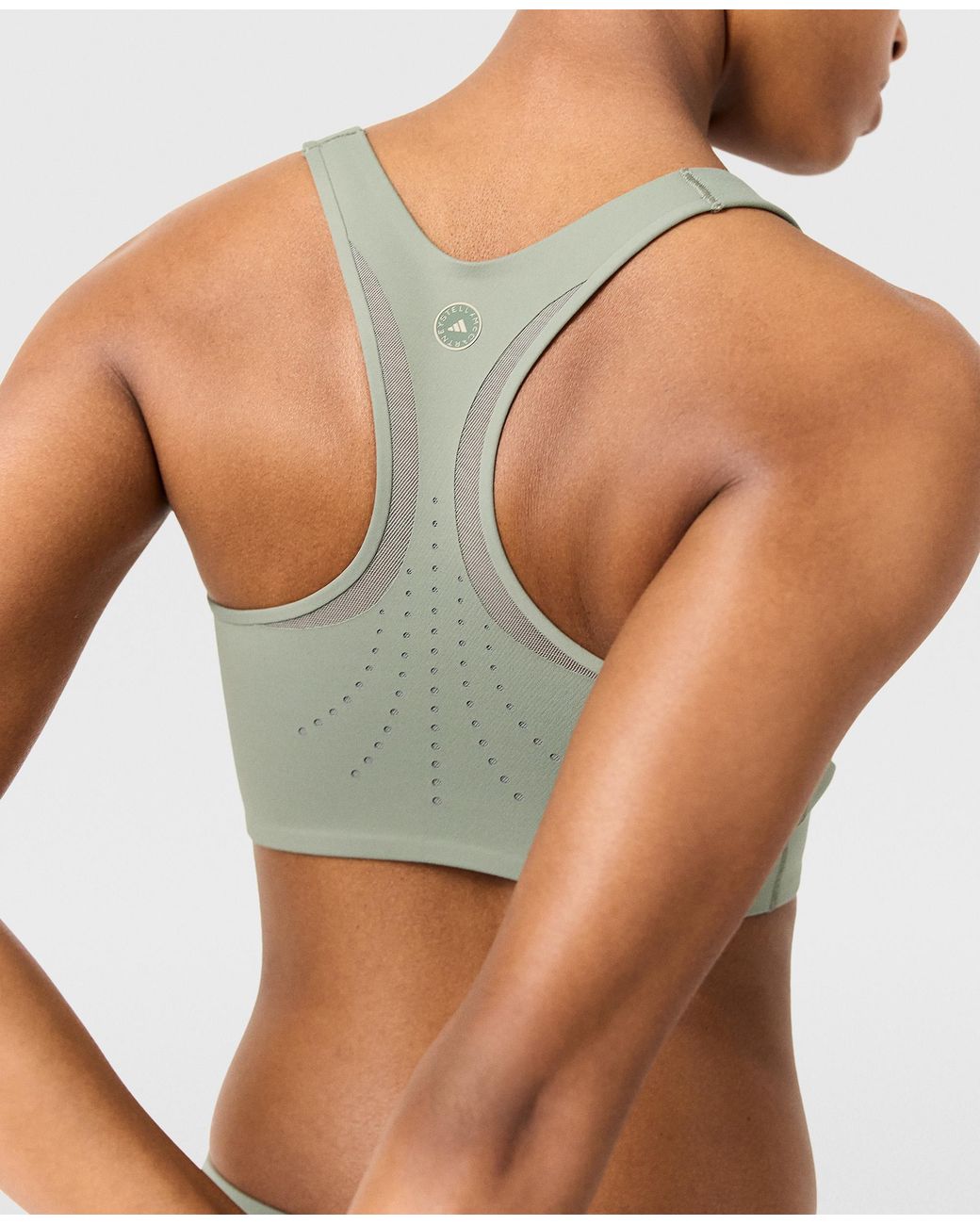 Stella McCartney Gray Truepurpose Power Impact Training Bra