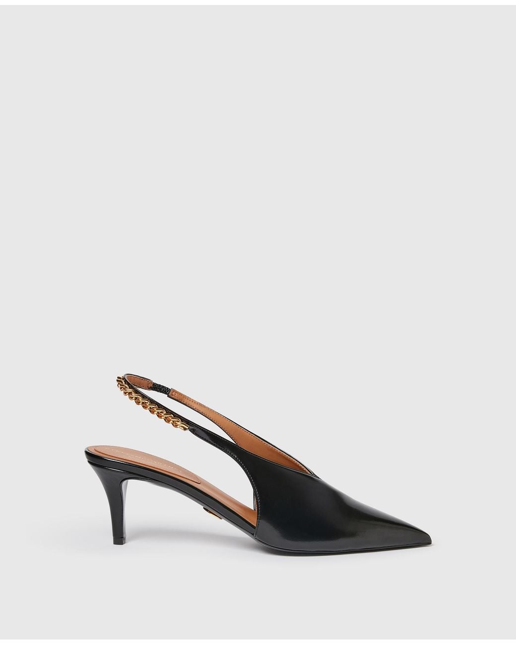 Stella McCartney Natural Falabella Slingback Shoes