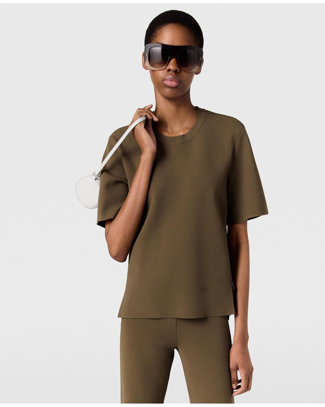 Stella McCartney Brown Compact Knit Top