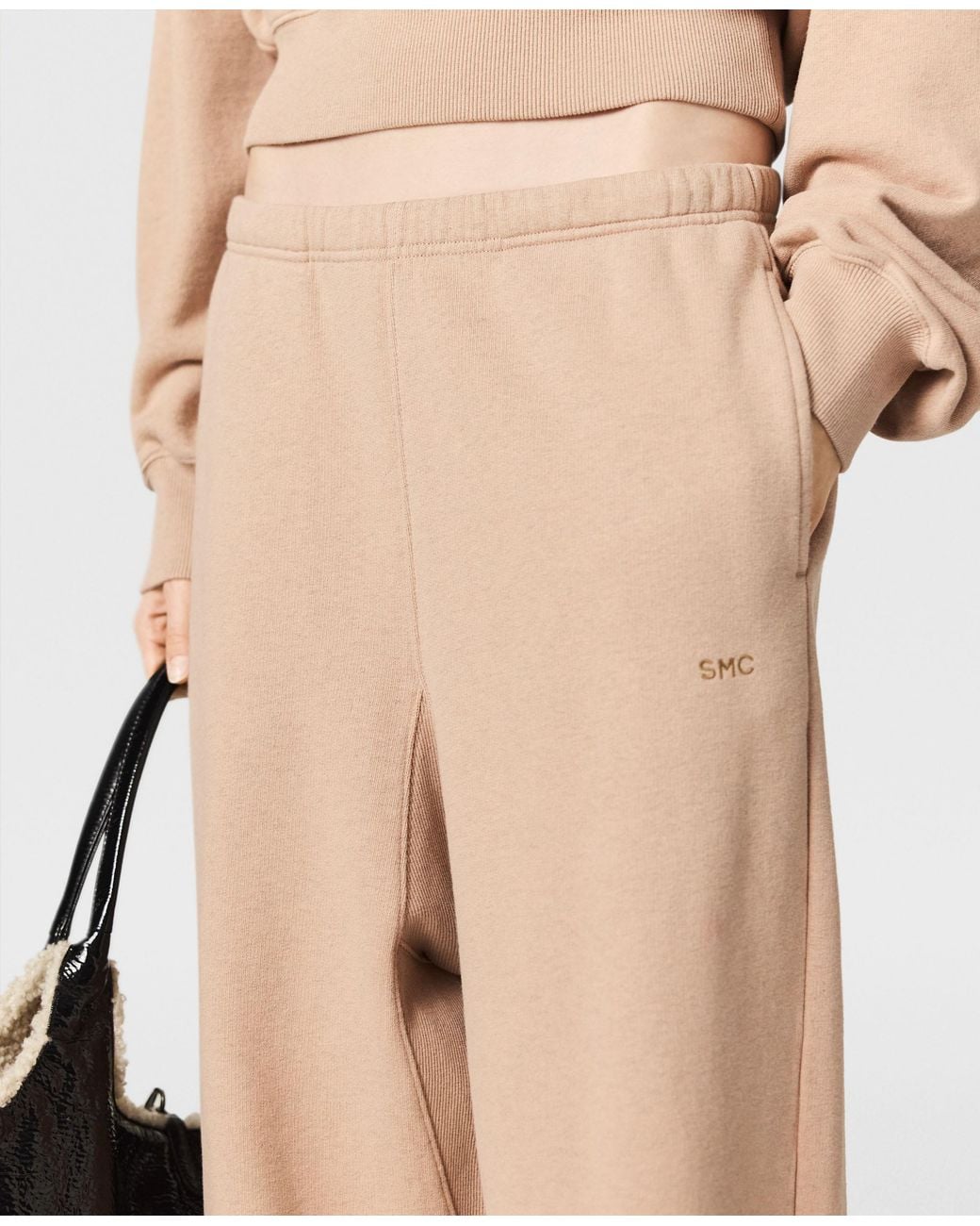 Stella McCartney Natural Straight-Leg Sweatpants