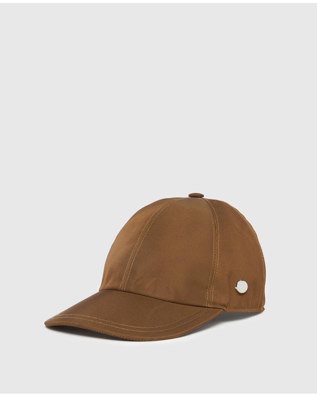 Stella McCartney Brown Logo Baseball Cap