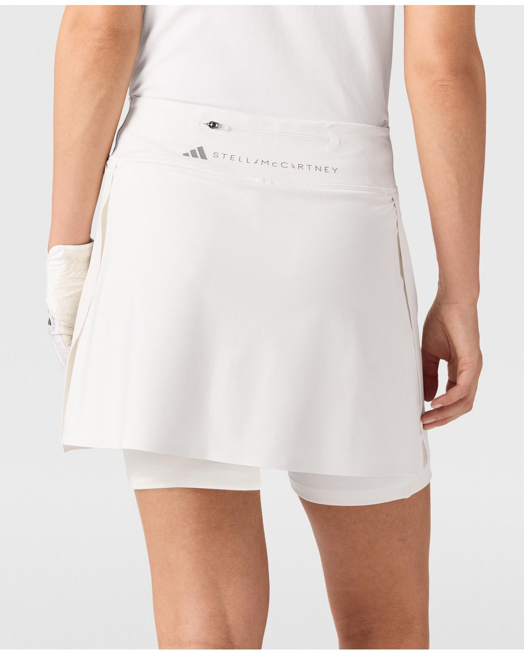 Stella McCartney White Truenature Golf Skort