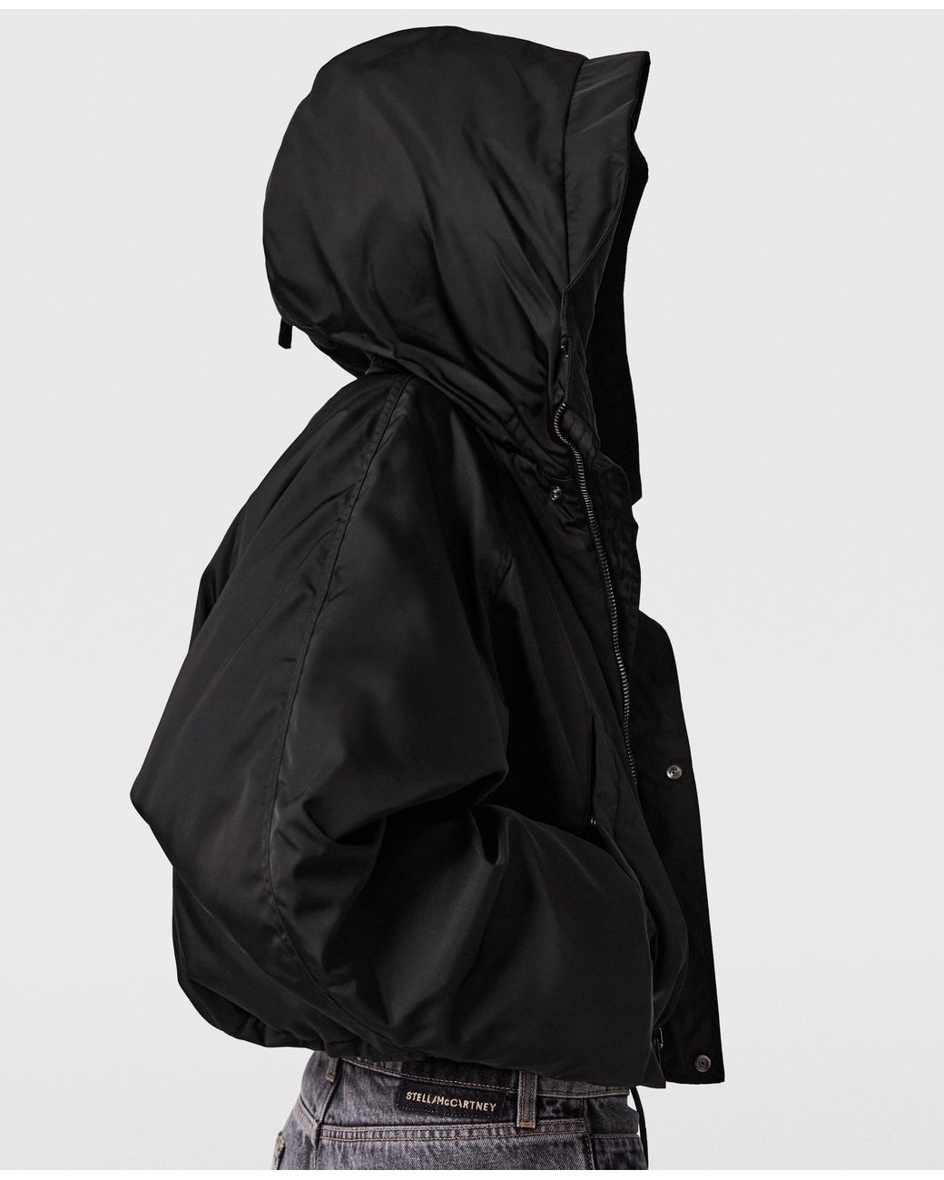 Stella McCartney Black High-Neck Long-Sleeve Jacket