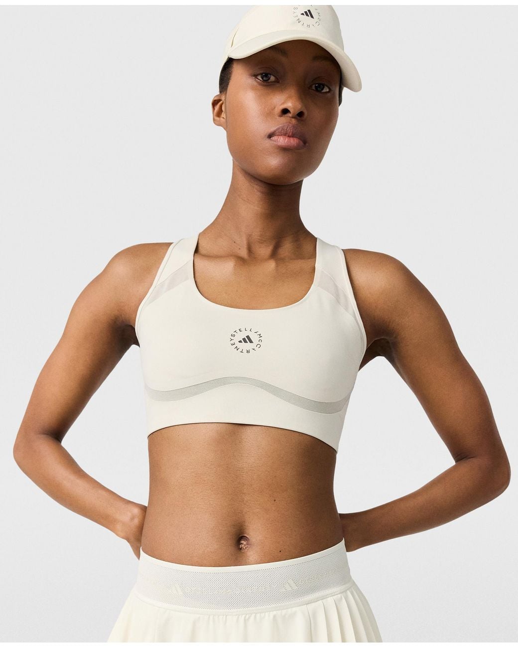 Stella McCartney White Truepurpose Power Impact Training Bra