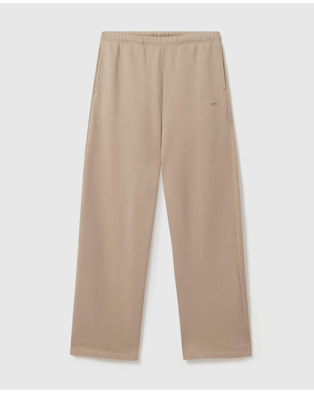 Stella McCartney Natural Straight-Leg Sweatpants
