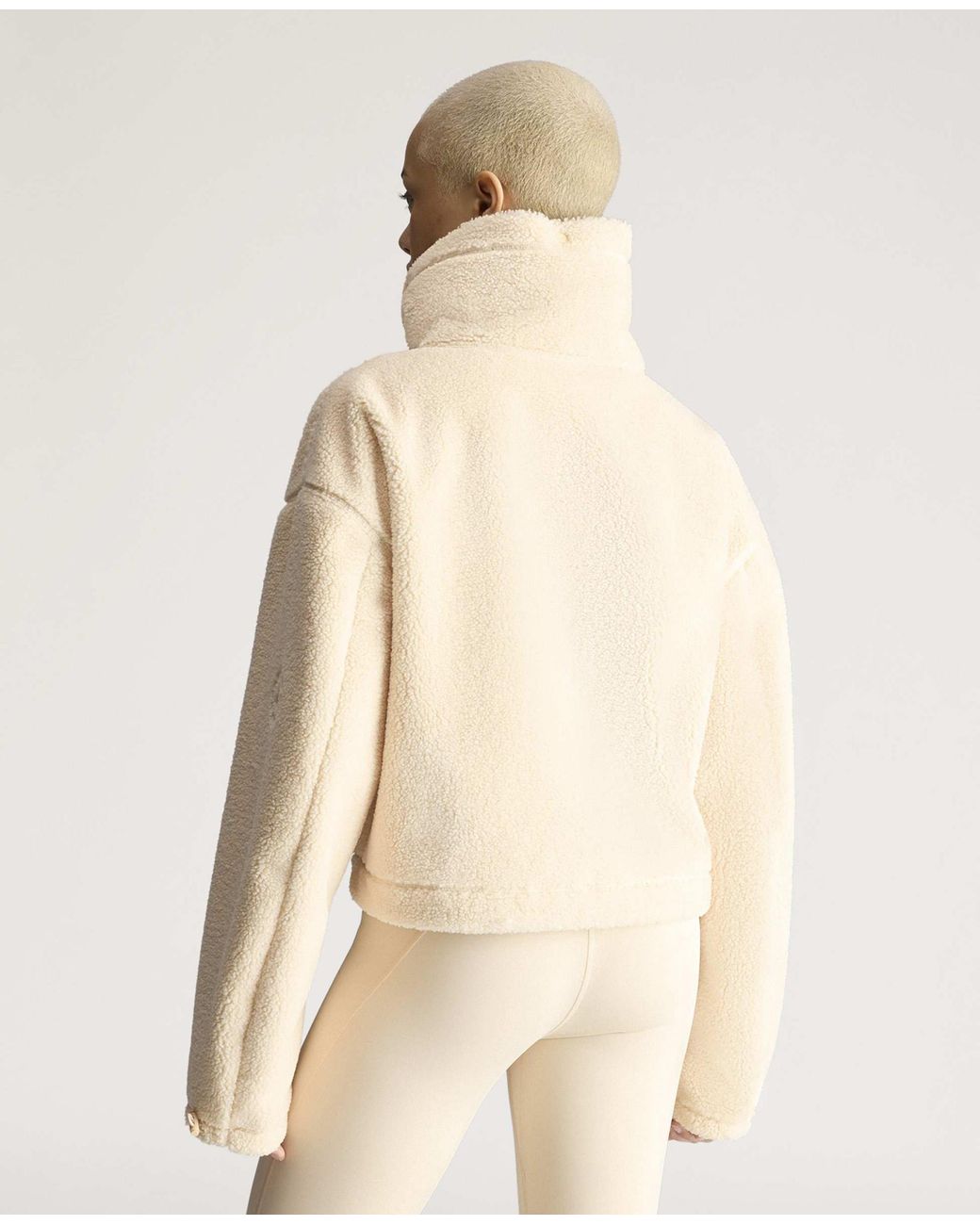 Stella McCartney Natural Adidas By Full-Zip Winter Fleece