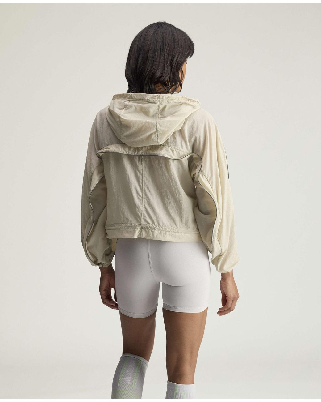 Stella McCartney Natural Truepace Hooded Running Jacket