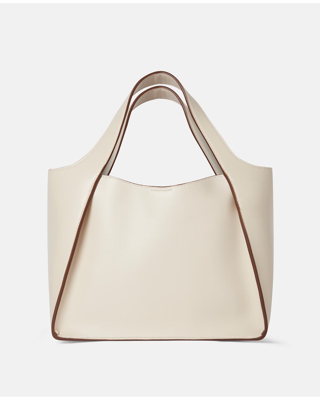 Stella McCartney Natural Logo Crossbody Tote Bag