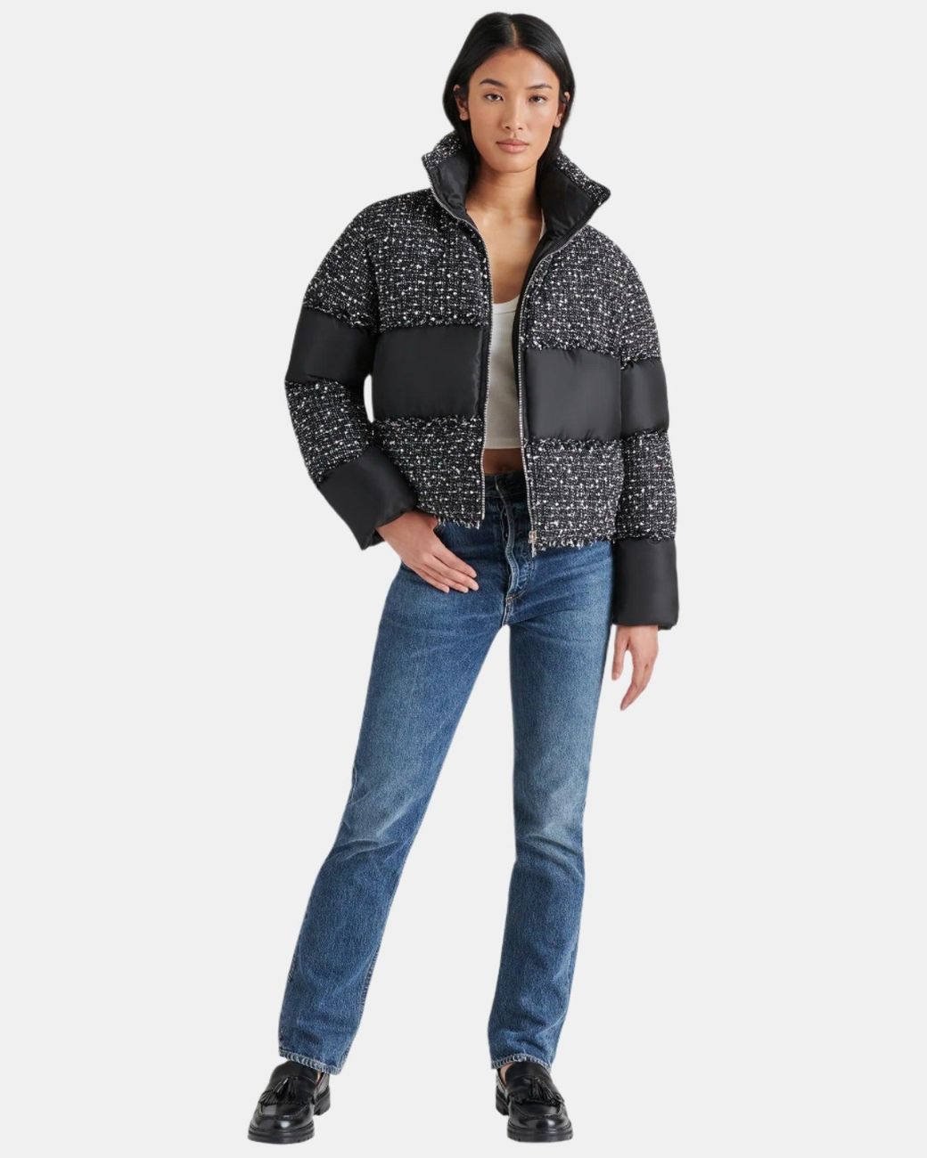 Steve Madden Black Snow Drop Jacket