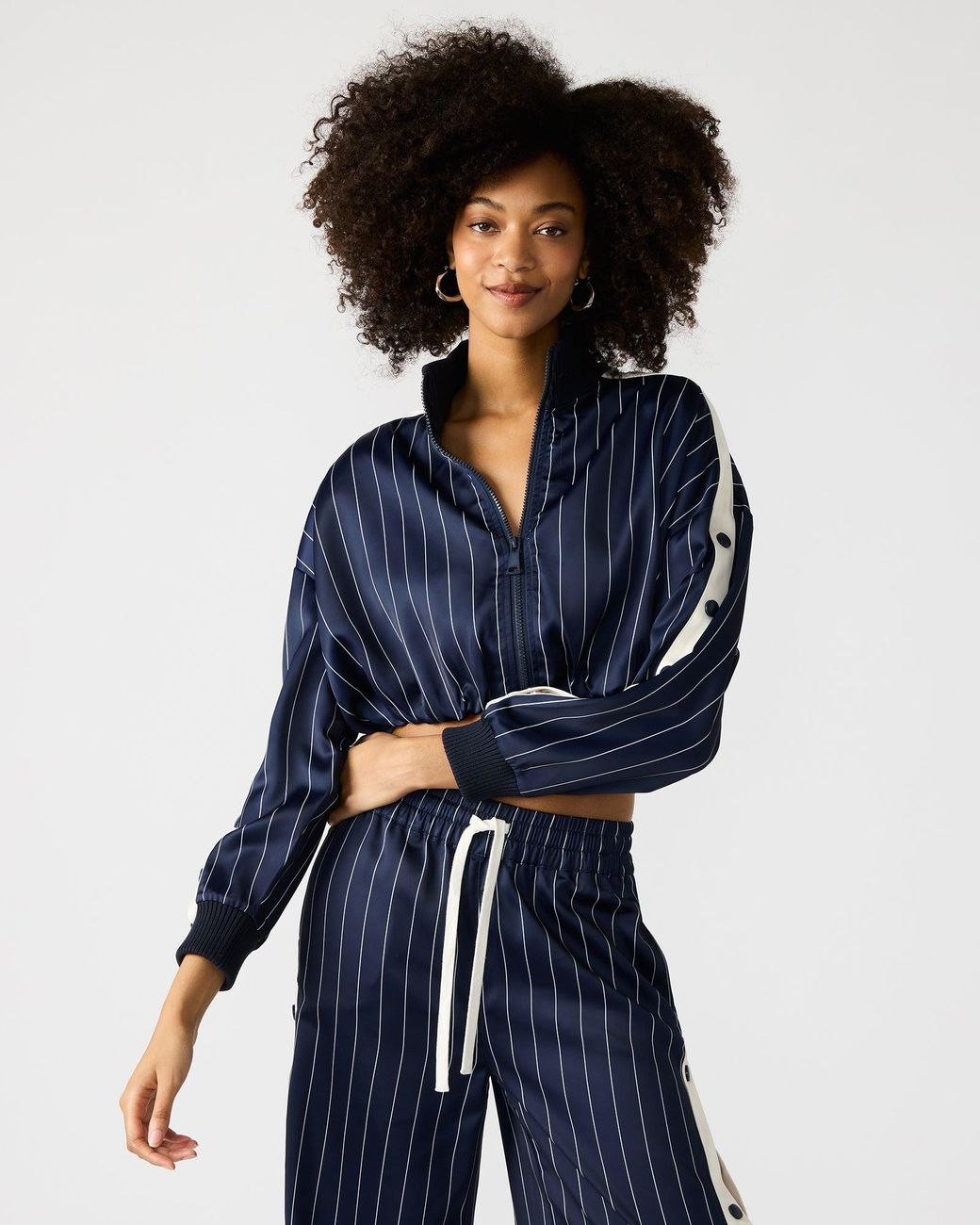 Steve Madden Blue Beckham Jacket Long Sleeve