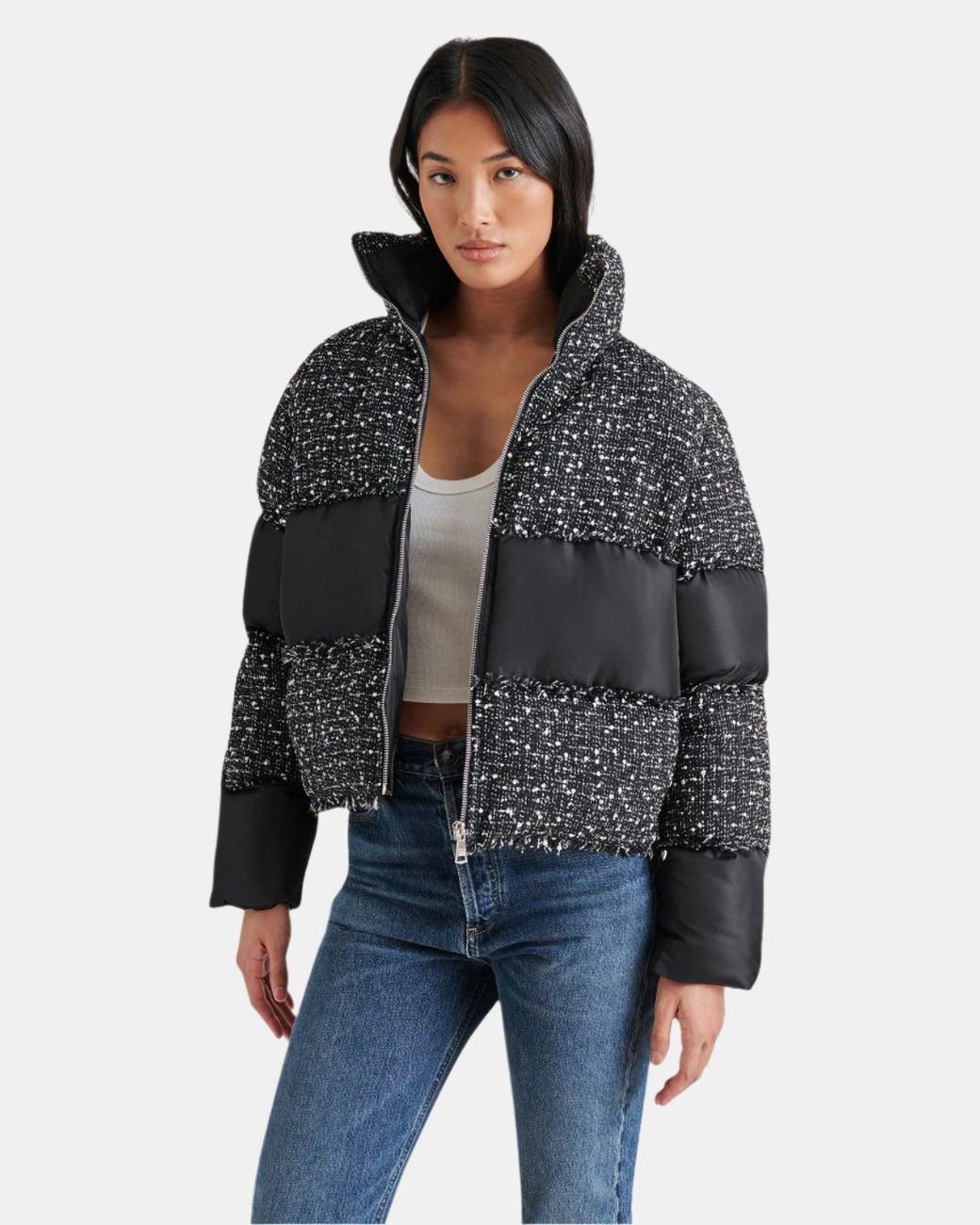 Steve Madden Black Snow Drop Jacket