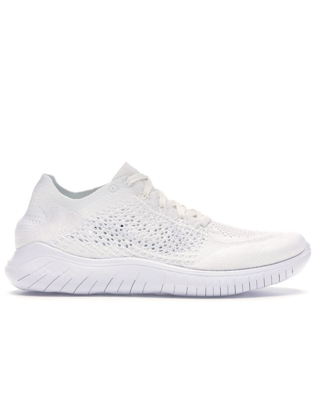 nike free run flyknit 2018 white