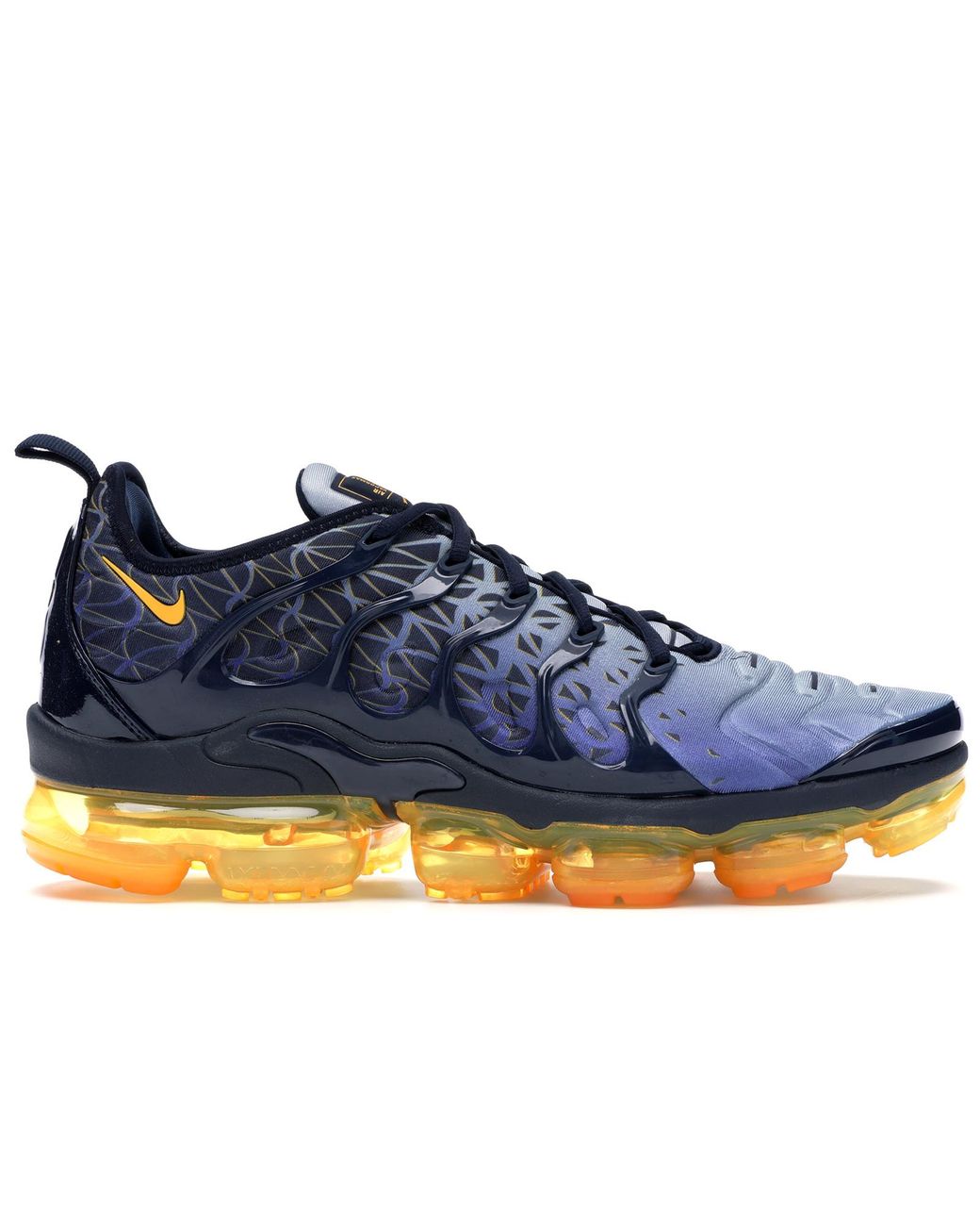 nike vapormax plus blue and yellow