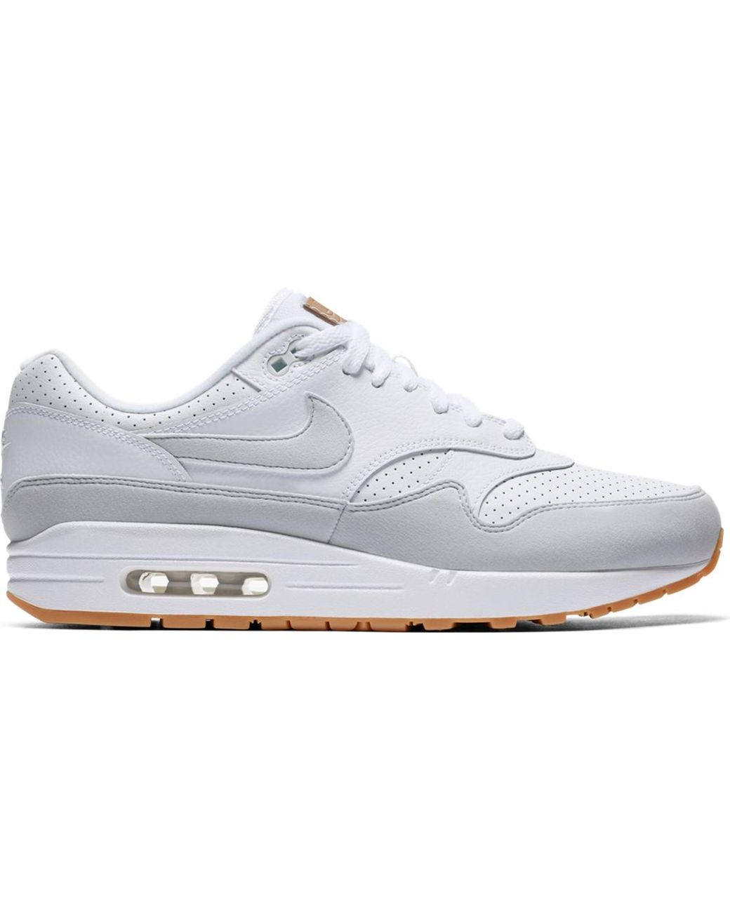 air max 1 white platinum gum