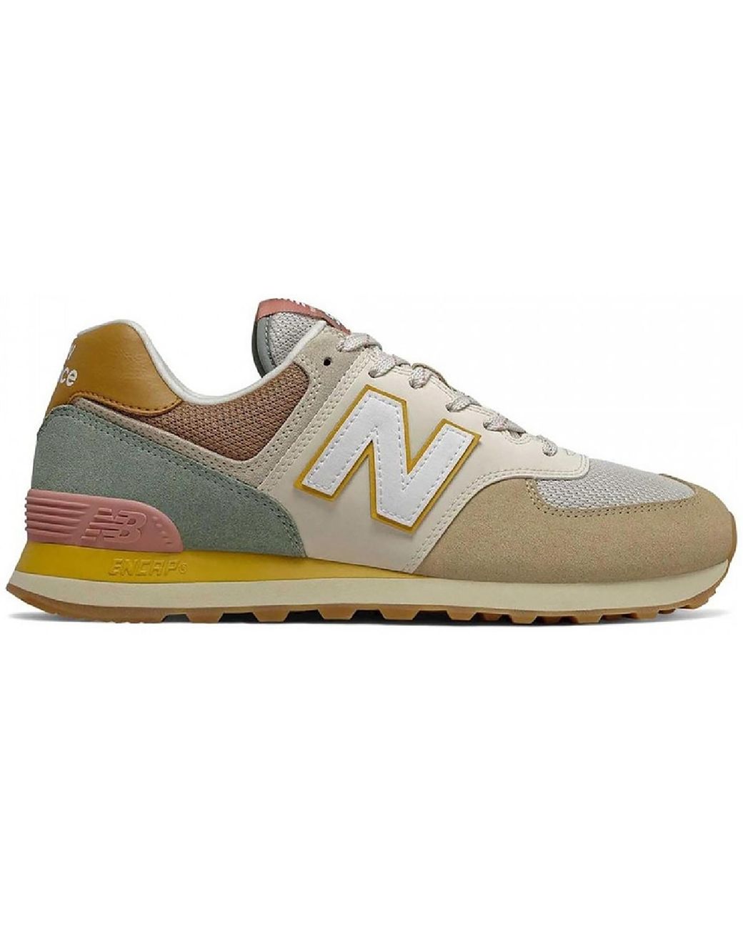 new balance 574 men brown