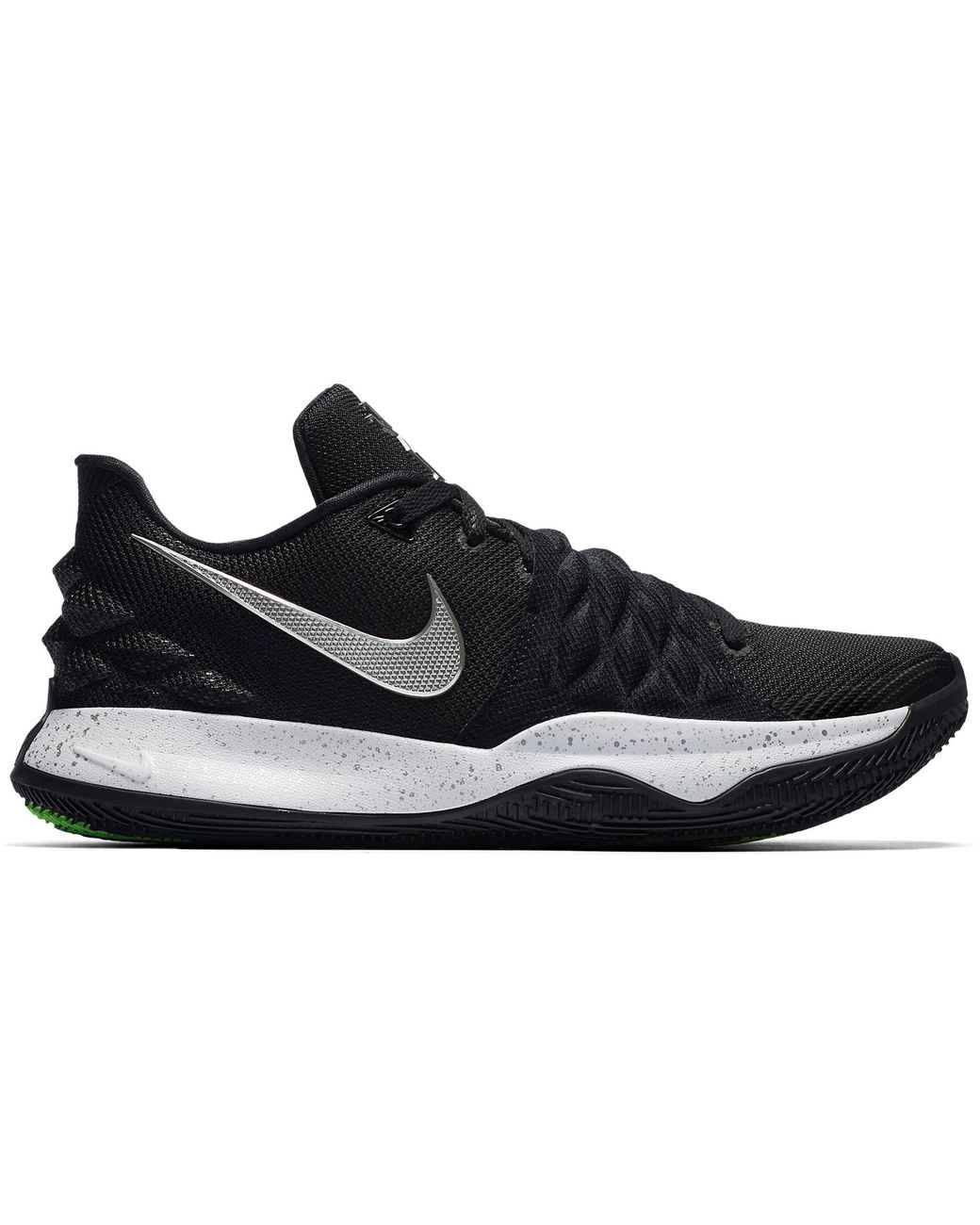 kyrie low 1 black metallic silver