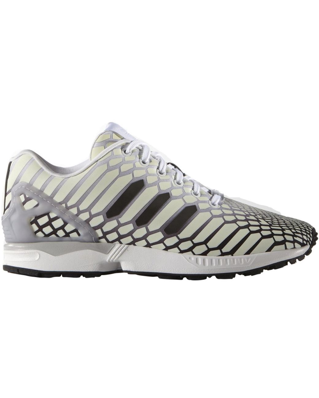 zx flux adidas zilver